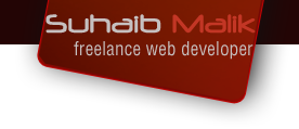 Suhaib Malik | Freelance Web Developer and Designer