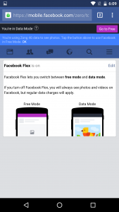 Facebook Flex Option
